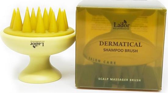 Массажер для мытья волос и кожи головы Dermatical Shampoo Brush Lador