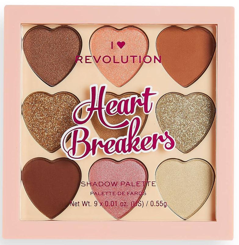 Тени палитра 9 цв. Heart Breakers I Heart Revolution