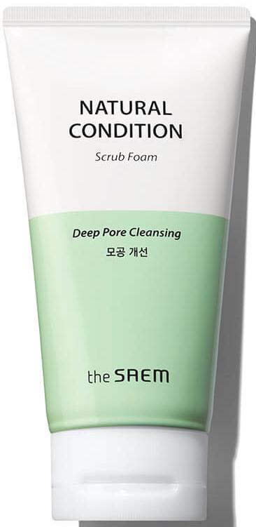 Пенка-скраб для лица Natural Condition Scrub Foam The Saem