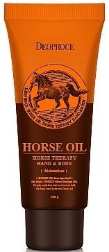 Крем для тела и рук с лошадиным жиром Hand & Body Horse Oil Deoproce