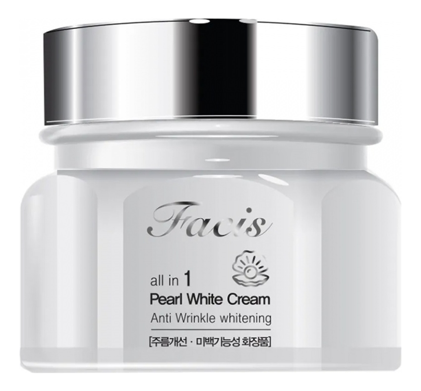 Крем для лица Facis All-In-One Pearl Whitening Cream, 100мл Jigott