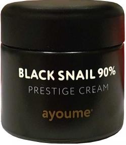  Крем для лица муцином черной улитки Black Snail Prestige Cream 90%, 70 мл Ayoume