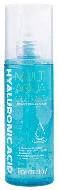 Мист для лица с гиалуроновой кислотой Hyaluronic Acid Multi Aqua Gel Mist, 120мл FarmStay